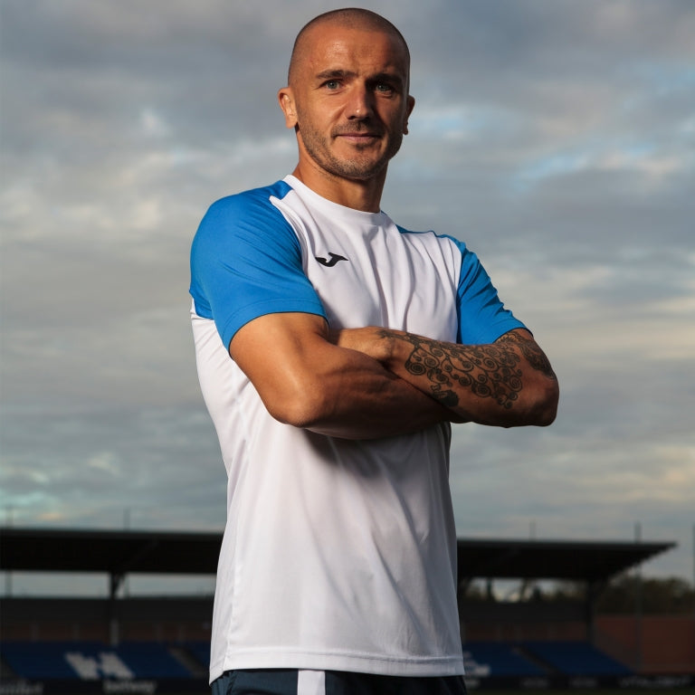 Camiseta Joma Academy IV blanco azul