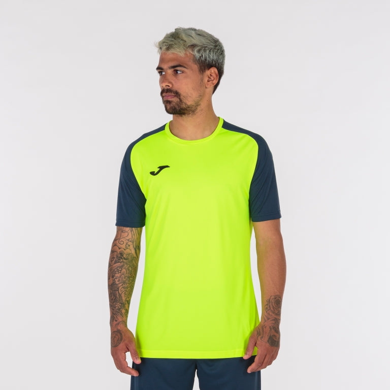 Camiseta Joma Academy IV amarillo fluor marino