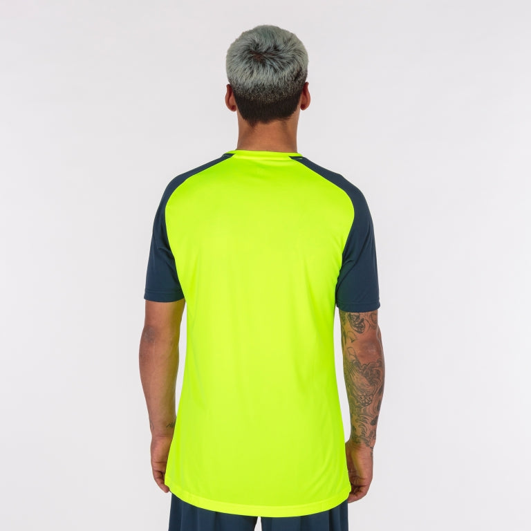 Camiseta Joma Academy IV amarillo fluor marino