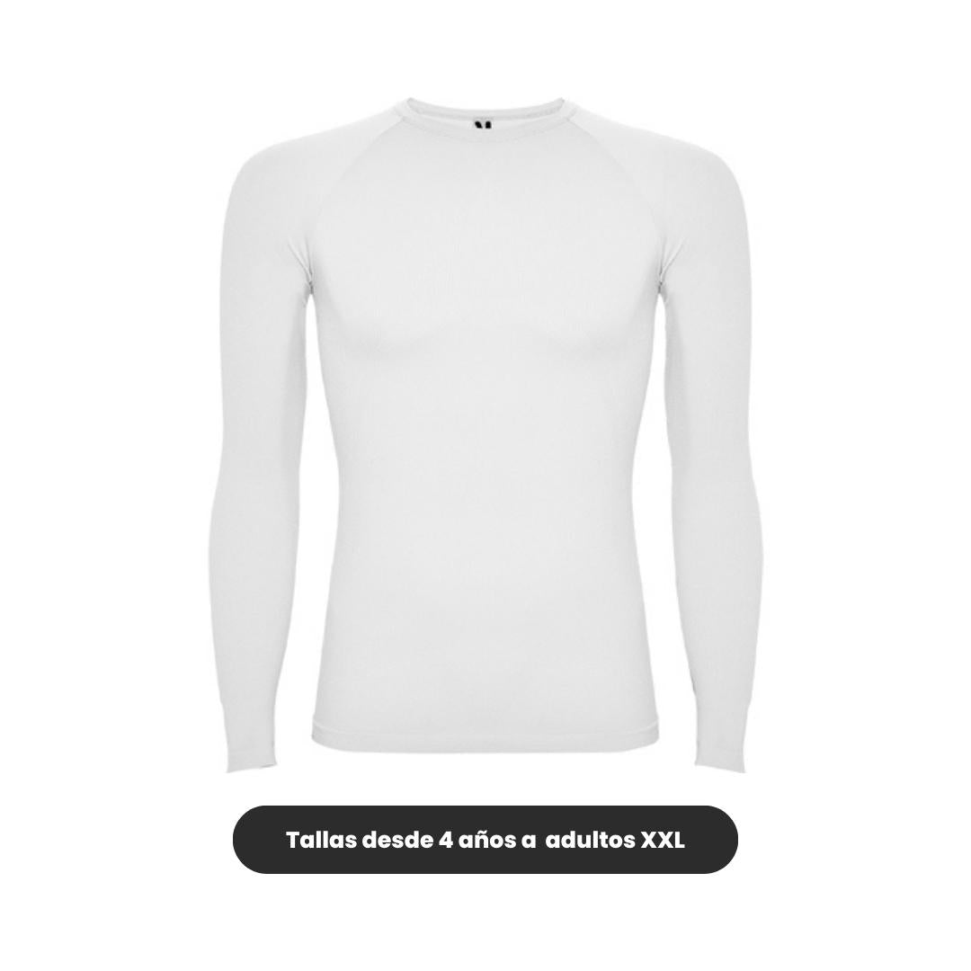 Camiseta térmica deportiva Roly blanca