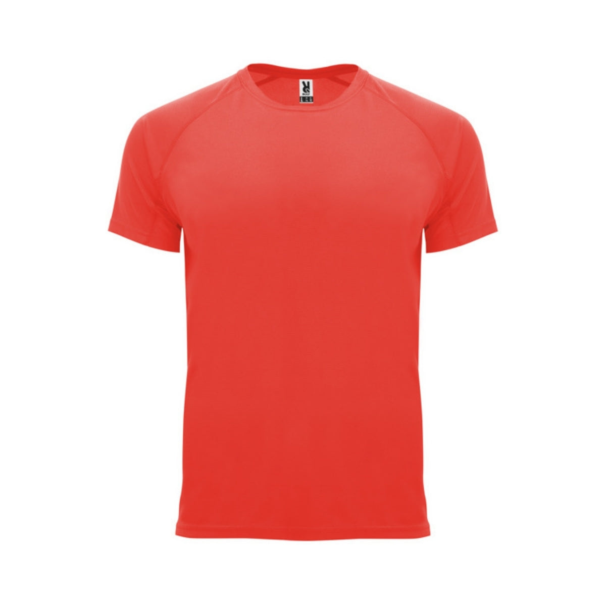 Camiseta Roly Bahrain coral fluor