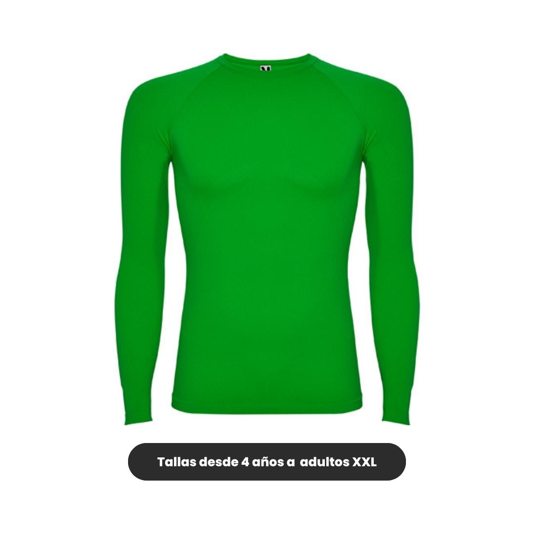 Camiseta térmica deportiva Roly verde