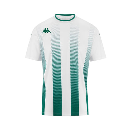 Camiseta Kappa Bugo blanco verde