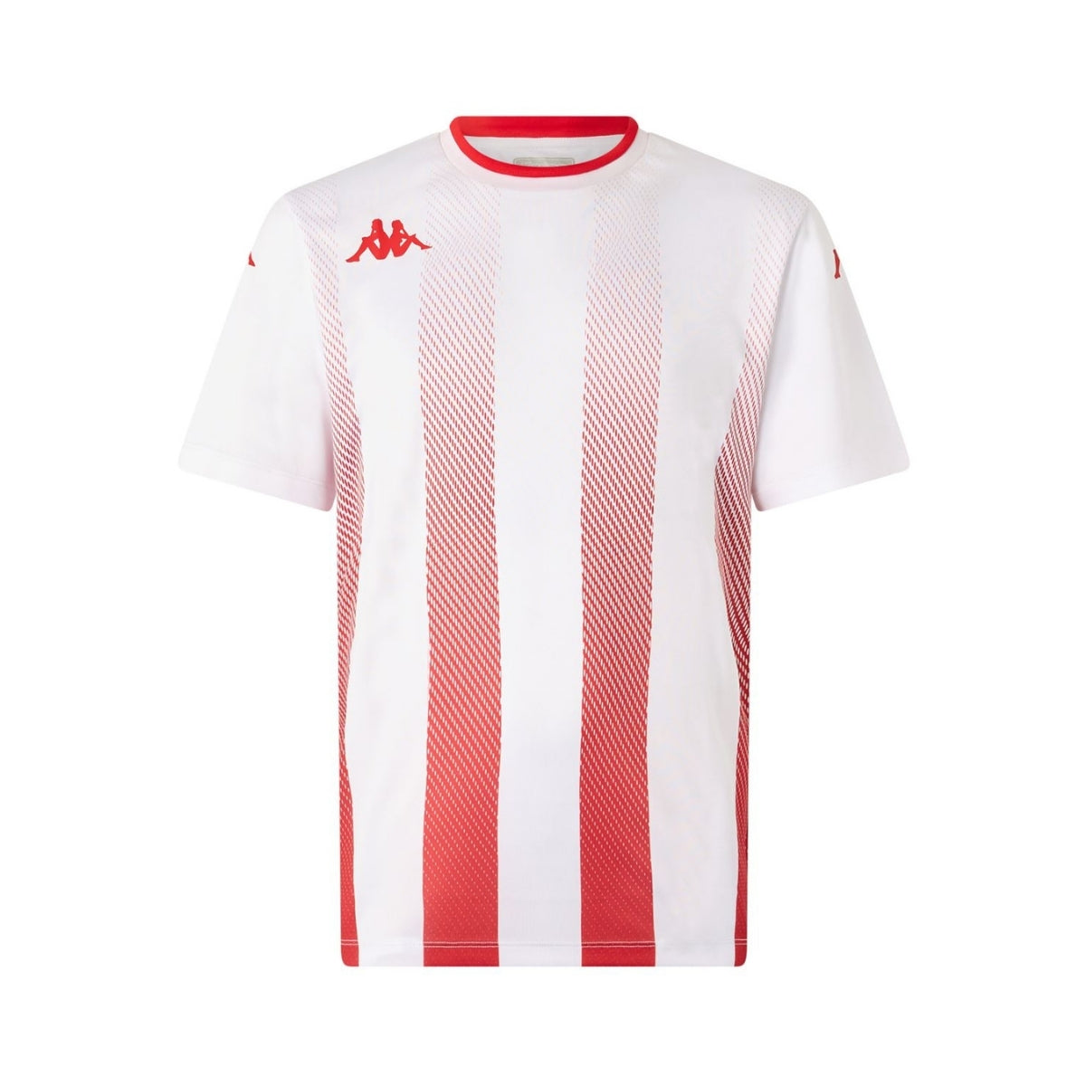 Camiseta Kappa Bugo blanco rojo