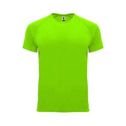 Camiseta Roly Bahrain verde fluor