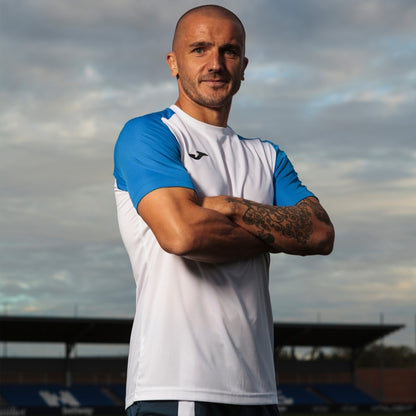Camiseta Joma Academy IV blanco azul