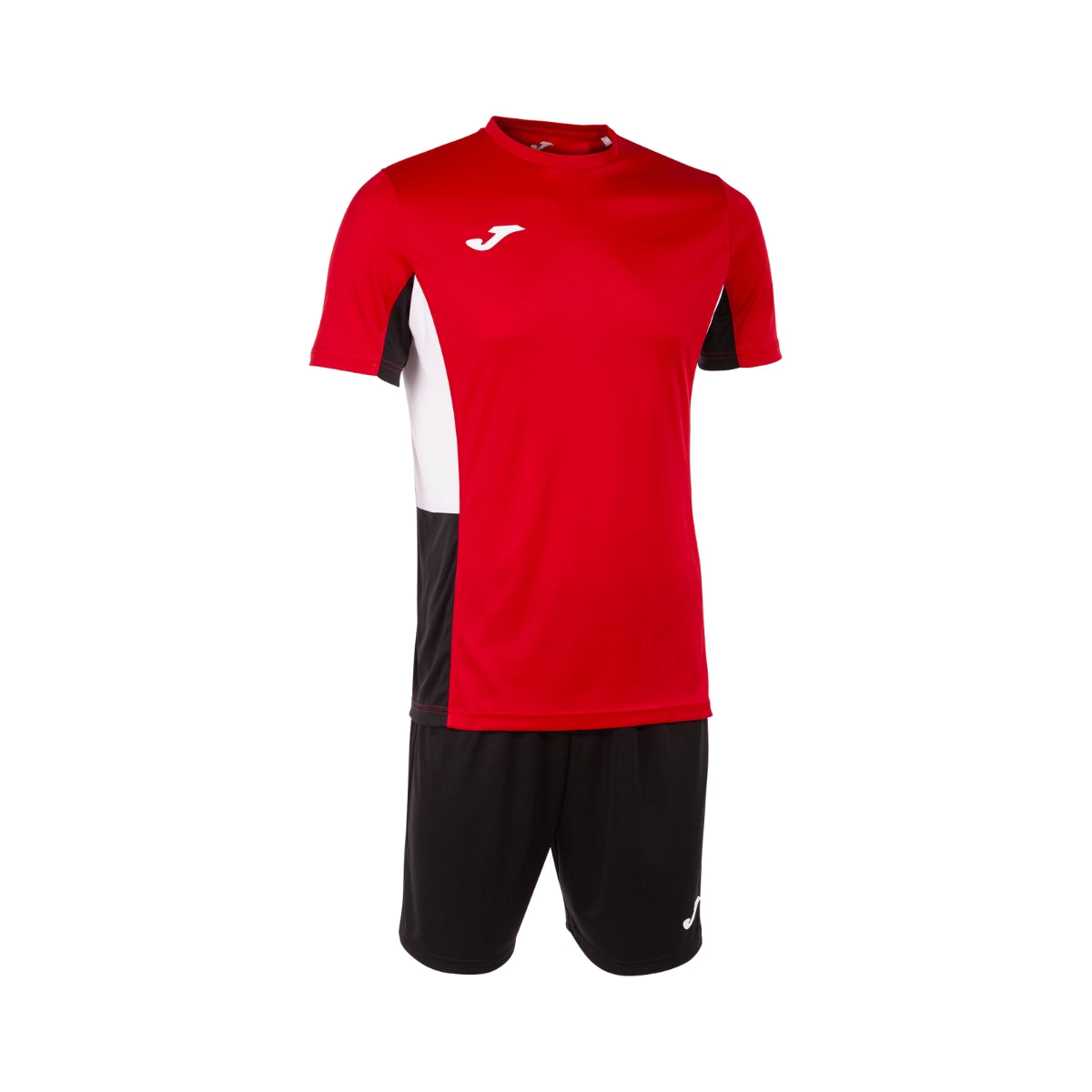 Conjunto camiseta + pantalón Joma Danubio II rojo negro