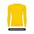 Camiseta térmica deportiva Roly amarilla