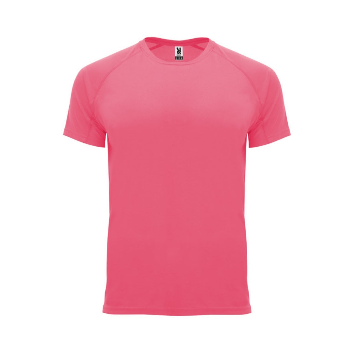 Camiseta Roly Bahrain rosa fluor