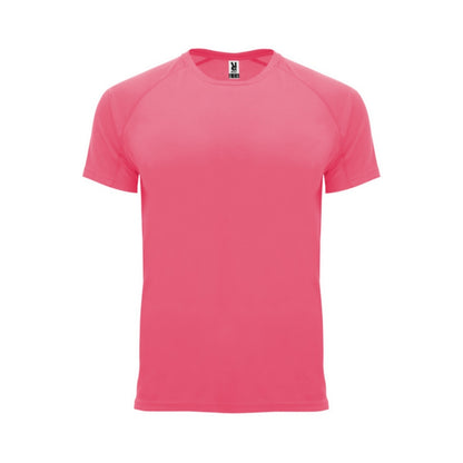 Camiseta Roly Bahrain rosa fluor