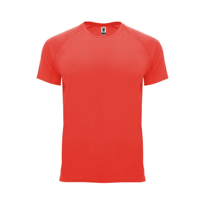 Camiseta Roly Bahrain coral fluor