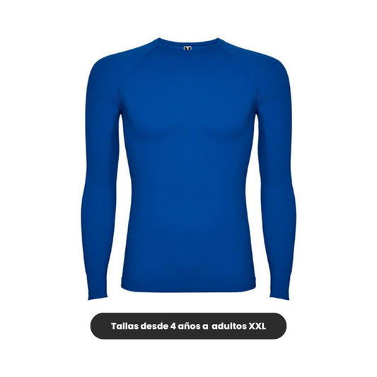 Camiseta térmica deportiva Roly azul