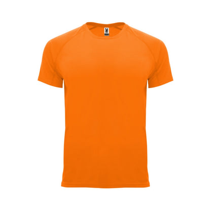 Camiseta Roly Bahrain naranja fluor