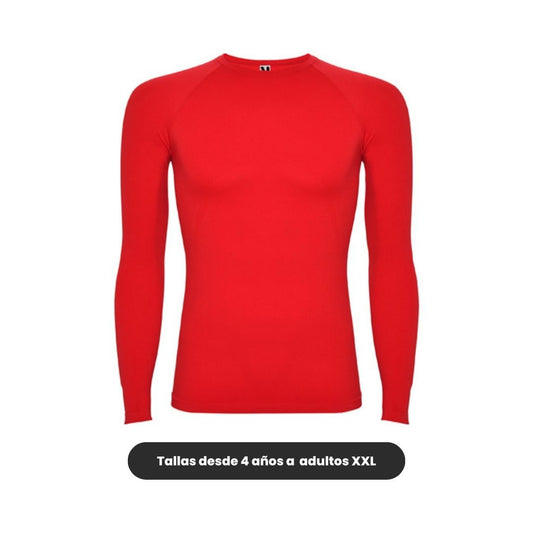 Camiseta térmica deportiva Roly roja