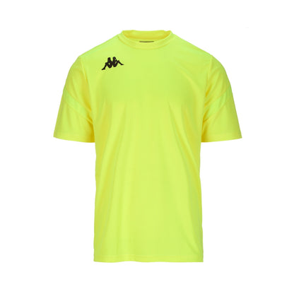 Camiseta Kappa Dovo amarillo fluor
