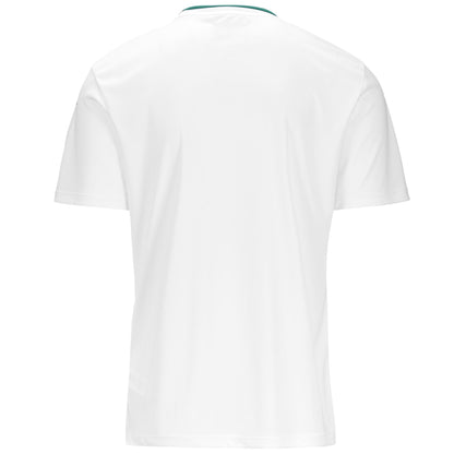 Camiseta Kappa Bugo blanco verde
