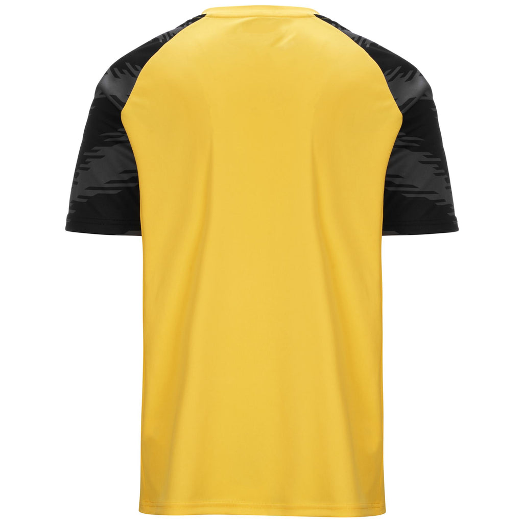 Camiseta Kappa Daverno amarillo negro