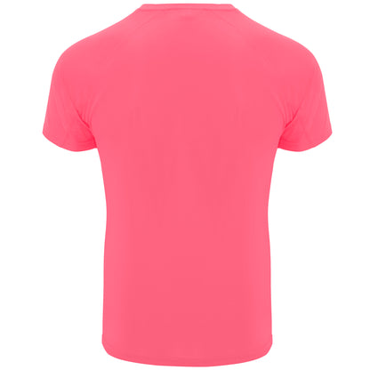 Camiseta Roly Bahrain rosa fluor