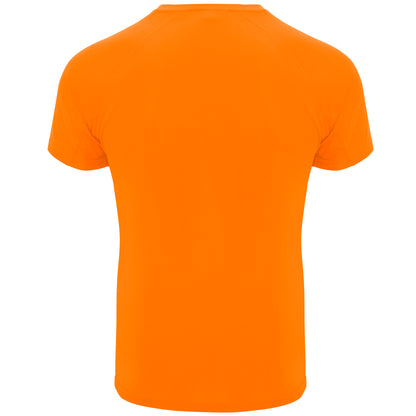 Camiseta Roly Bahrain naranja fluor