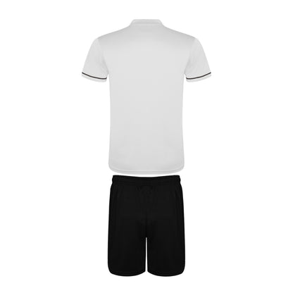 Conjunto camiseta + pantalón Roly United blanco negro